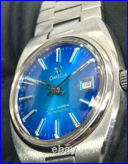 It6q1oi3mbd7 super rare omega automatic omega seamaster blue dial vintage