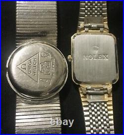 Lot Of Vintage Watches Digital Quartz, Rare Seiko, Tissot, Rolex, Gucci, Omega Etc