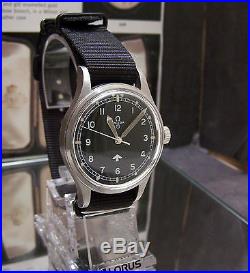 Lovely Vintage Super Rare Omega 53 Raf Military Watch 1953 + Case
