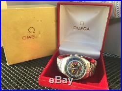 Mega Rare Vintage 1968 Omega Seamaster Soccer Timer Chrono # 145.016 Inner & box