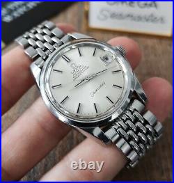 Men's Vintage Wristwatch Rare Omega Seamaster Chronometer S/Steel 1969