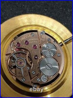 Mens vintage omega wrist watche rare oval shape 1966
