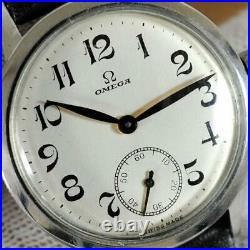 Military 1939' Omega Manual Wind Rare Cal 26.5t3 Original Vintage Watch