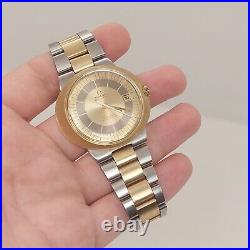 NOS Rare OMEGA Geneve Dynamic Automatic 18K Solid Gold/SS Vintage Men's Watch