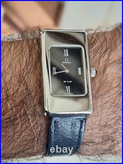 NOS, Rare, Stunning, 70s Vintage OMEGA Tank DEVILLE Manual Wind Unisex Watch