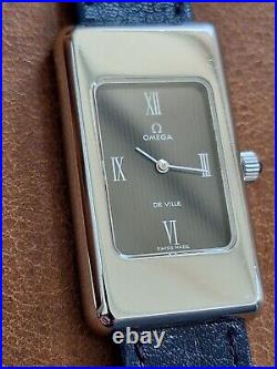 NOS, Rare, Stunning, 70s Vintage OMEGA Tank DEVILLE Manual Wind Unisex Watch
