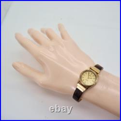 New Battery OMEGA DeVille Tortoiseshell Gold Ladies Vintage Watch Rare