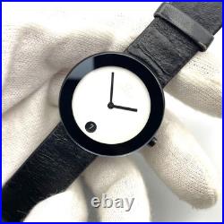 OMEGA Art Collection Quartz Watch 32mm White Black Dial Rare Vintage Working