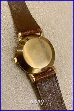 OMEGA Automatic Solid 18K Yellow Gold Cal. 501 RARE VINTAGE 1950's