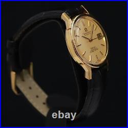 OMEGA CONSTELLATION 2022/9OH Vintage Men's Wristwatch Gold Dial Switze Auth/2182