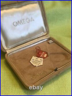 OMEGA CONSTELLATION 60s PIE PAN Box Scatola Uhrenbox + TAG Vintage Watch Rare