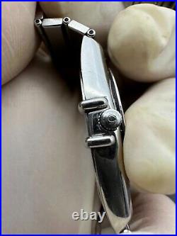OMEGA CONSTELLATION WATCH VINTAGE LATIN CASE WHITE DIAL SWISS MADE 80s & RARE