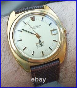 OMEGA Constellation Electronic f300Hz Gold-Plated RARE VINTAGE Collectors'