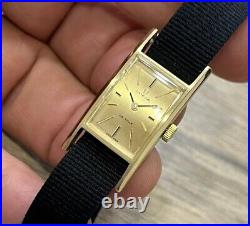 OMEGA DE VILLE 511223 18k YELLOW GOLD MANUAL VERY RARE VINTAGE WATCH FOR LADY