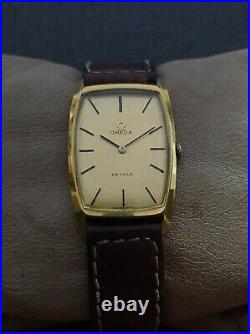 OMEGA DeVille cal. 620 ref. 111.085 GP VINTAGE 60's RARE 17J SWISS WATCH
