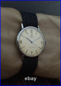 OMEGA GENEVE cal. 601 REF. 131.018 VINTAGE 60's RARE 17J SWISS WATCH