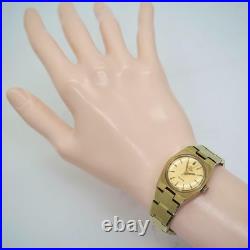 OMEGA Genève Manual Winding Dome Glass Gold Rare Vintage Ladies Watch