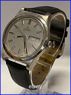 OMEGA Large Day- Date Vintage C. 1950's Very Rare Men's Watch $7K APR with COA