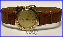 OMEGA Rare Gold Tone Thin Vintage C. 1940's Round Unisex Watch $7K APR with COA