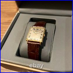 OMEGA Rare Vintage wrist watch Non-name model Square Automatic winding white UQ