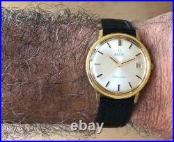 OMEGA SEAMASTER 166.003 34.5mm 18k GOLD AUTOMATIC Cal. 562 VINTAGE RARE WATCH