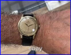 OMEGA SEAMASTER 2857-2656 JUMBO 36mm AUTOMATIC 491 GOLD-FILLED VINTAGE VERY RARE