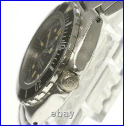 OMEGA Seamaster 200 Date Quartz Ladies SS Black Dial Date Vintage Rare Watch
