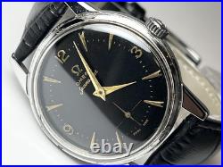 OMEGA Seamaster Manual Wind 1950s Rare Black Dial Vintage Watch