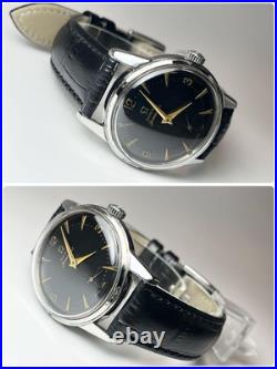 OMEGA Seamaster Manual Wind 1950s Rare Black Dial Vintage Watch