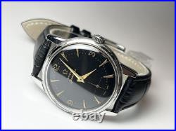 OMEGA Seamaster Manual Wind 1950s Rare Black Dial Vintage Watch