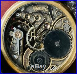 OMEGA Vintage watch 1915 Overhauled skeleton regulator analog rare antique Japan