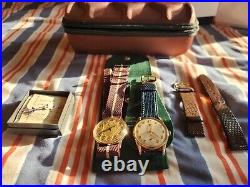 OMEGA Watch- RARE 9k Solid Gold (1950s) + RAKETA Watch- Authentic USSR Papers