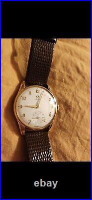 OMEGA Watch- RARE 9k Solid Gold (1950s) + RAKETA Watch- Authentic USSR Papers