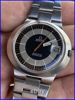 Omega Automatic Cal 565 Geneve Dynamic Original Racing Dial Rare Vintage Watch