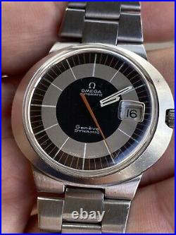 Omega Automatic Cal 565 Geneve Dynamic Original Racing Dial Rare Vintage Watch