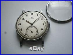 Omega Cal. 30. T1 swiss mechanical military WW2 rare model vintage wrist watch