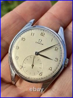 Omega Calatrava Cal 265 Ref 2505-30 Oversize Rare Vintage Watch