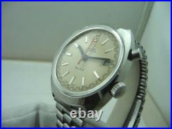Omega Chronostop Vintage Steel Watch Rare Racing Dial Top Conditions 70's