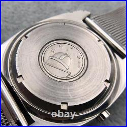 Omega Constellation 198.002 Men'S Date Quartz Silver Dial Vintage Limited Rare