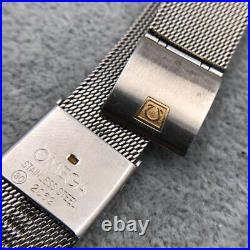 Omega Constellation 198.002 Men'S Date Quartz Silver Dial Vintage Limited Rare