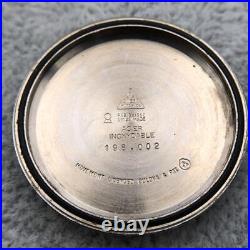 Omega Constellation 198.002 Men'S Date Quartz Silver Dial Vintage Limited Rare