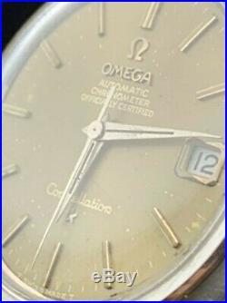 Omega Constellation Automatic Chronometer Vintage Cos Mov. 564 Fibbia Dial Rare