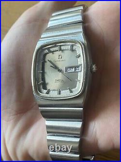 Omega Constellation Automatic Tv Case Square Rare Bracelet 1192/192 Vintage 70s