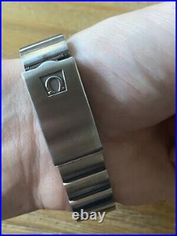 Omega Constellation Automatic Tv Case Square Rare Bracelet 1192/192 Vintage 70s