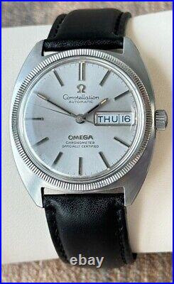 Omega Constellation Automatic Watch Vintage Men's 1970 Rare, Warranty + Serviced