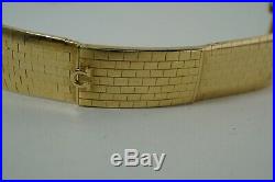 Omega Constellation Brick Style Bracelet Model 368.813 18k Rare Vintage 1960's