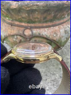 Omega Constellation Calendar 168.005 Solid 18k Rose Gold Pie Pan Auto Rare Omega Constellation Calendar 168.005 Solid 18k Rose Gold Pie Pan Auto Rare