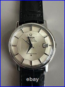 Omega Constellation Pie Pan Watch Vintage Men's Rare, Warranty + Serviced 35mm