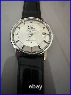 Omega Constellation Pie Pan Watch Vintage Men's Rare, Warranty + Serviced 35mm