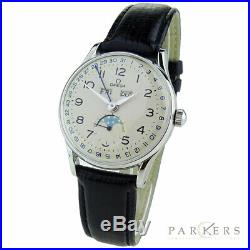 Omega Cosmic Triple Calendar Vintage Mechanical Rare Wristwatch 1944
